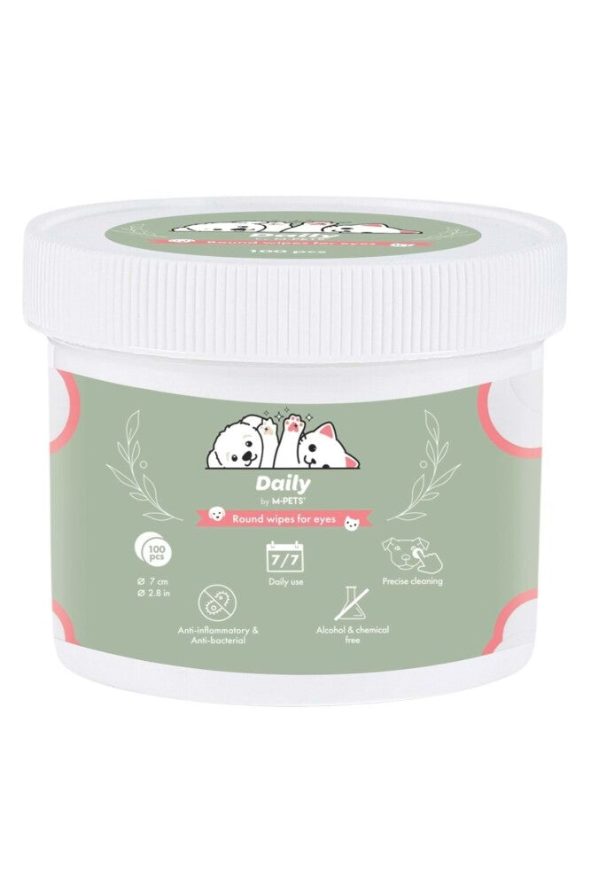 M-Pets Daily Eye and Ear Cleaning Finger Pads 100 Count