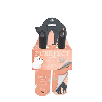 M-Pets Purrfect Pet Hair Lint Roller Pink 2x60 Sheets