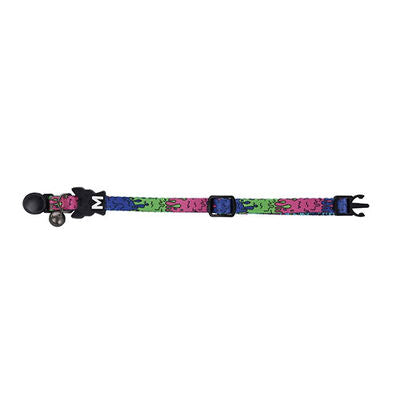 M-Pets Urban Style Lava Cat Collar with Bell 20-30cm