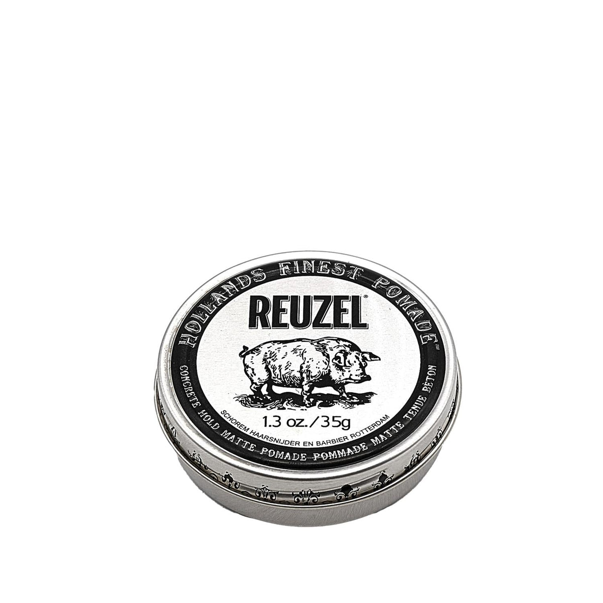 Reuzel Concrete Hold Matte Pomade for Men's Hair Styling - Strong Hold, Matte Finish