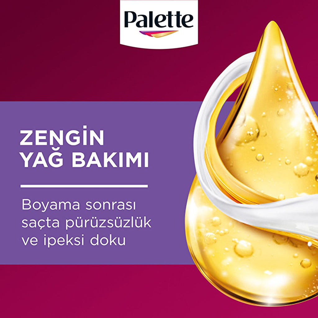 Palette Deluxe Hair Dye - Intense, Long-Lasting Color with Micro Oils for Vibrant Hair