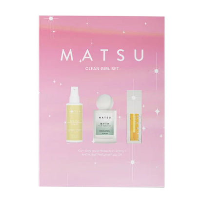 Matsu Clean Girl Glow and Refreshing Hair & Lip Care Set