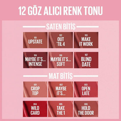 Maybelline Lifter Stick Satin Lipstick 006