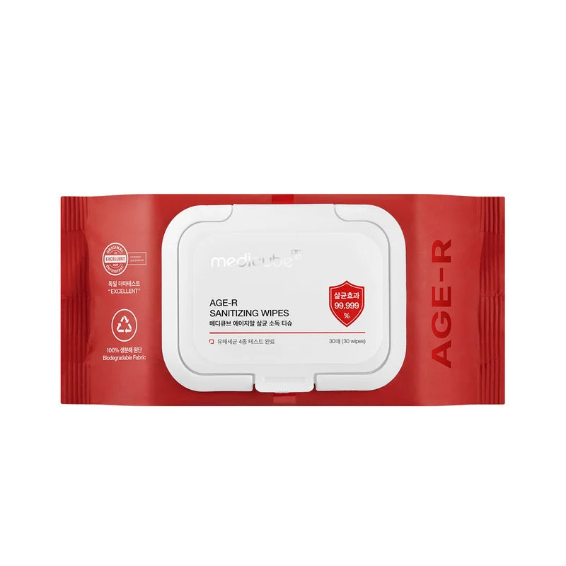 Medicube AGE-R Sanitizing Wipes for Beauty Devices 30 Count