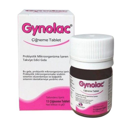 Mega Farma GynoLac Probiotic Chewable Tablets - 15 Count