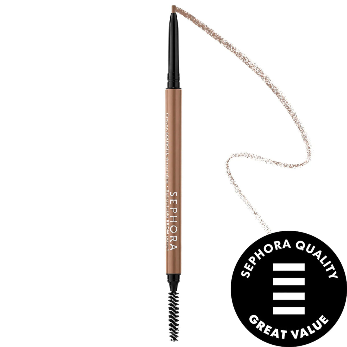 Retractable Eyebrow Pencil by [Brand Name] - Waterproof, Ultra-Fine Tip for Precise Definition