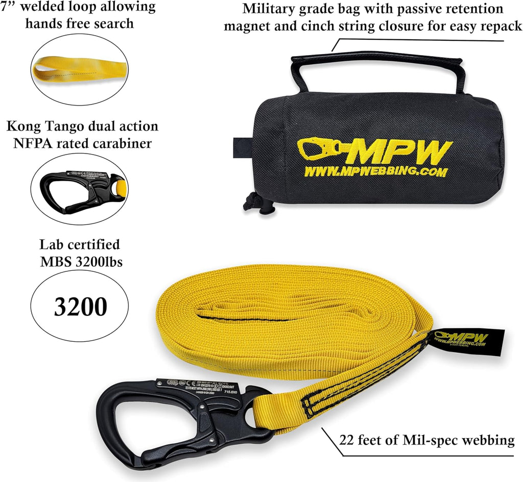 Multipurpose Webbing Personal Carry Kit - Firefighter Rescue Tool - MPW