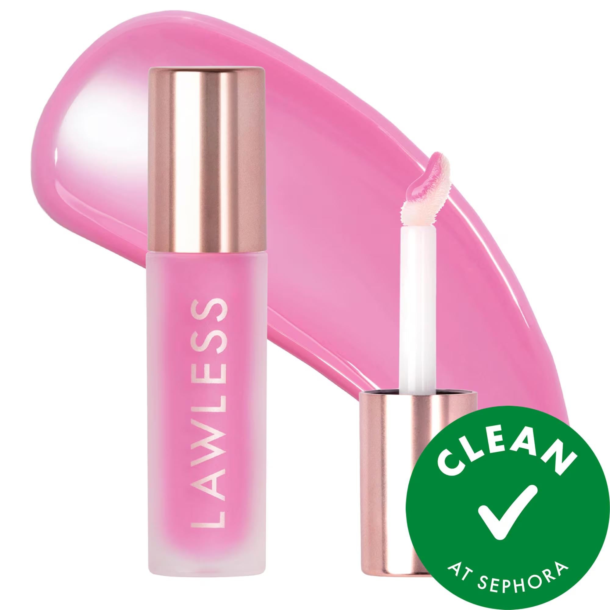 Forget The Filler Lip Plumper: Hydrating Lip Gloss for Visibly Fuller, Softer Lips & Line Smoothing - Vegan & Cruelty-Free