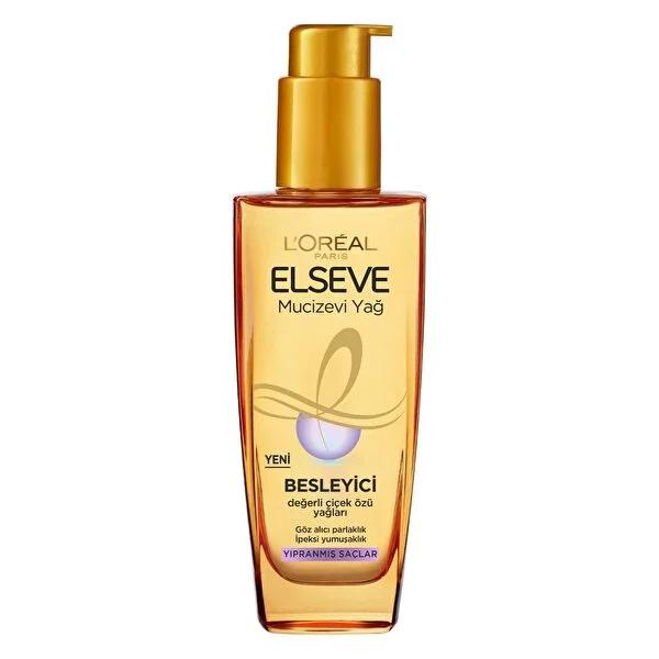 Elseve Nourishing Hair Care Oil - 100ml Miraculous Revitalizing Formula for Soft & Shiny Hair