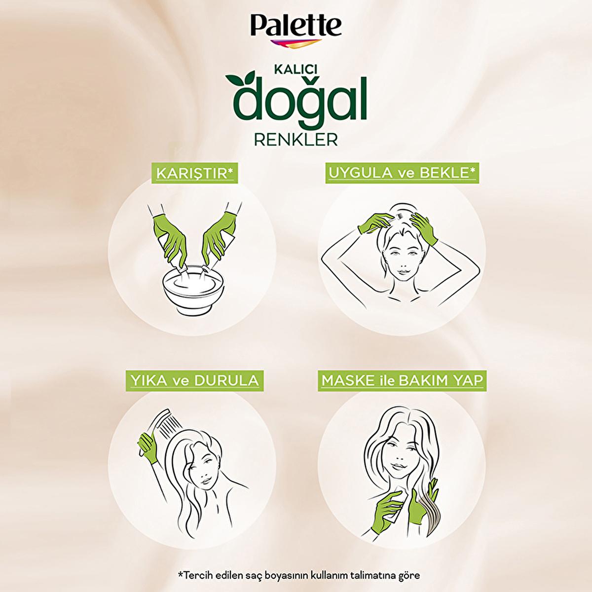 Palette Natural Hair Dye - Red Chocolate (3-68) - Long-Lasting Color with Natural Ingredients