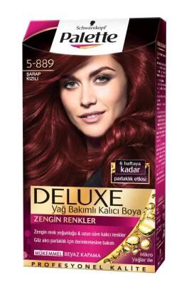 Palette Deluxe Wine Red Hair Dye 5-889 _arap Kõzõlõ - Rich Red Hair Color