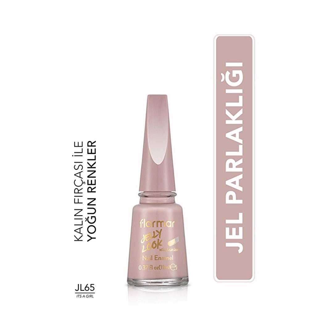 Flormar Jelly Look High-Shine Gel Effect Nail Polish 11ml
