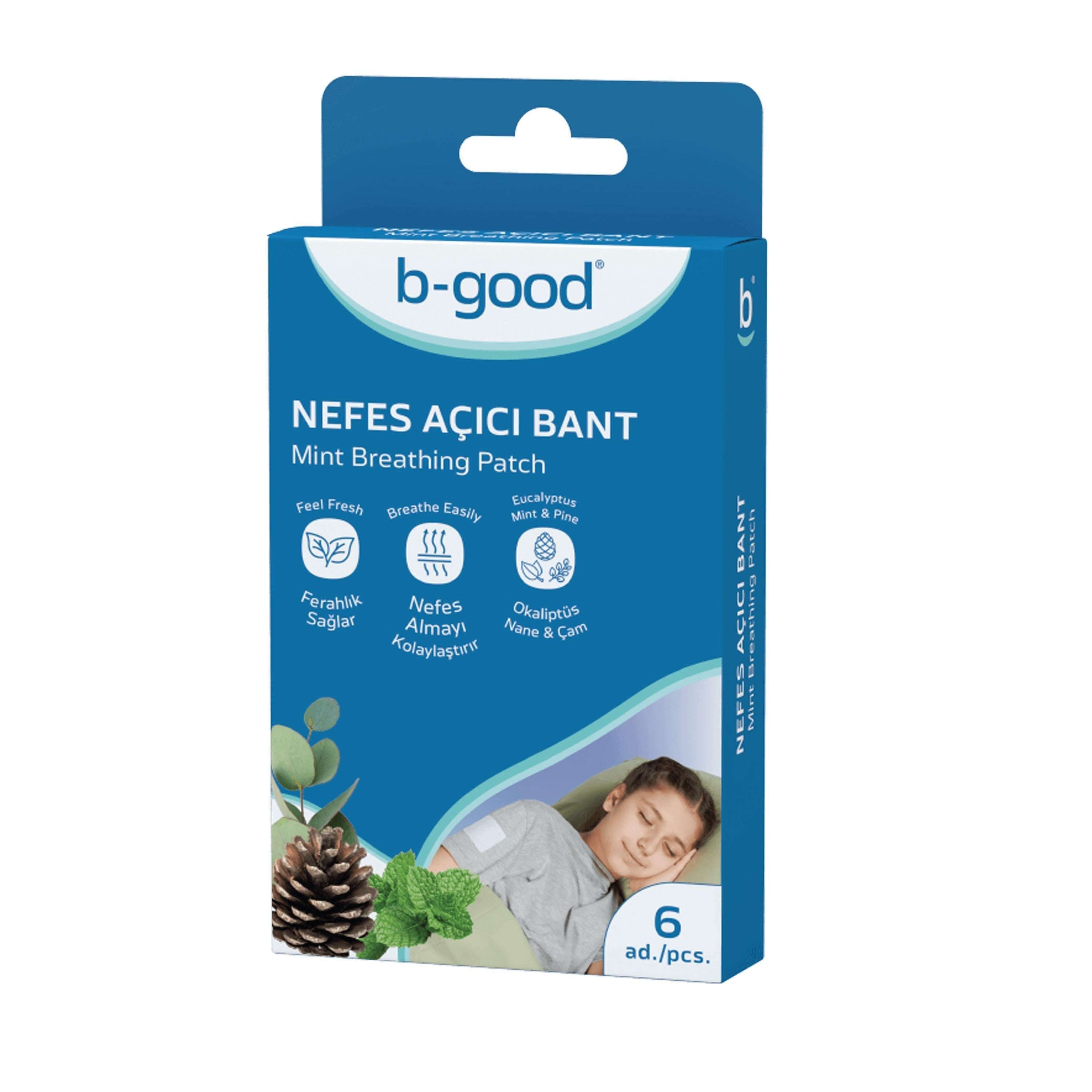 b-good Nasal Strip for Easy Breathing & Congestion Relief - Non-Invasive Breathing Aid for Cold & Allergy Sufferers