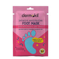 Dermokil Moisturizing Foot Mask: Intense Hydration & Exfoliation for Dry, Cracked Feet - Tea Tree Oil & Urea Treatment