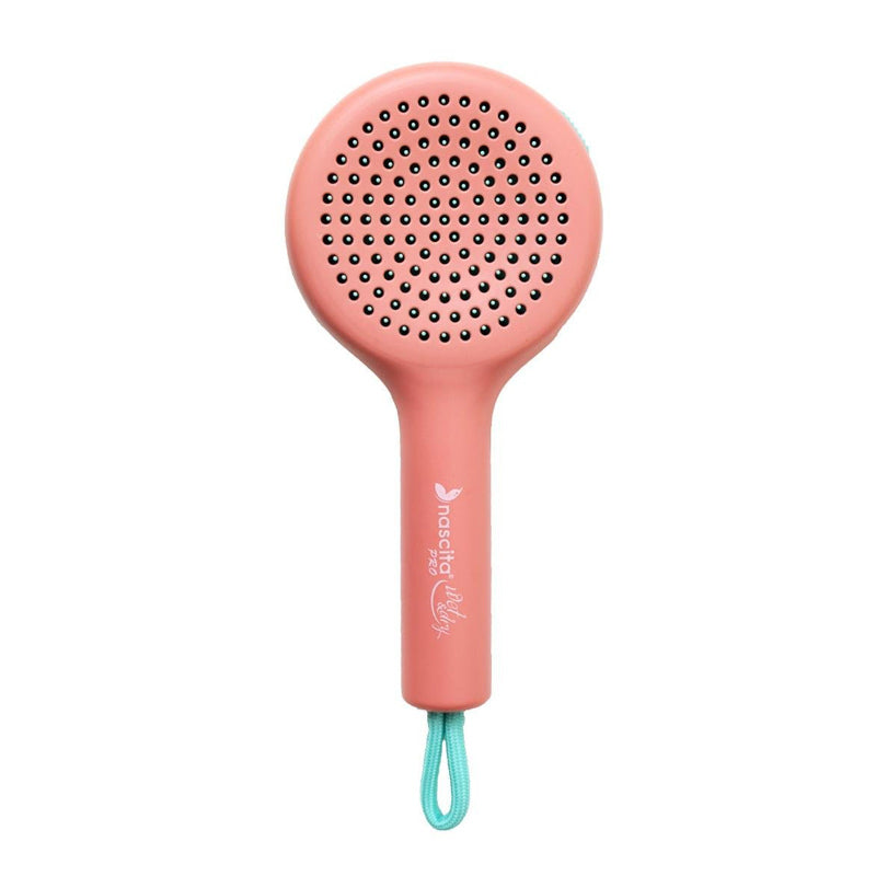 Nascita Retractable Hair Brush with Mirror Orange