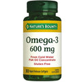 Nature's Bounty Omega-3 600 mg Softgels 30 Count