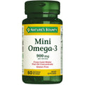 Nature's Bounty Mini Omega-3 900 mg Softgels - 60 Count
