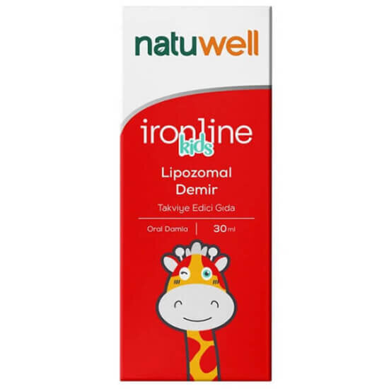 Natuwell Ironline Kids Liposomal Iron Drops 30 ml