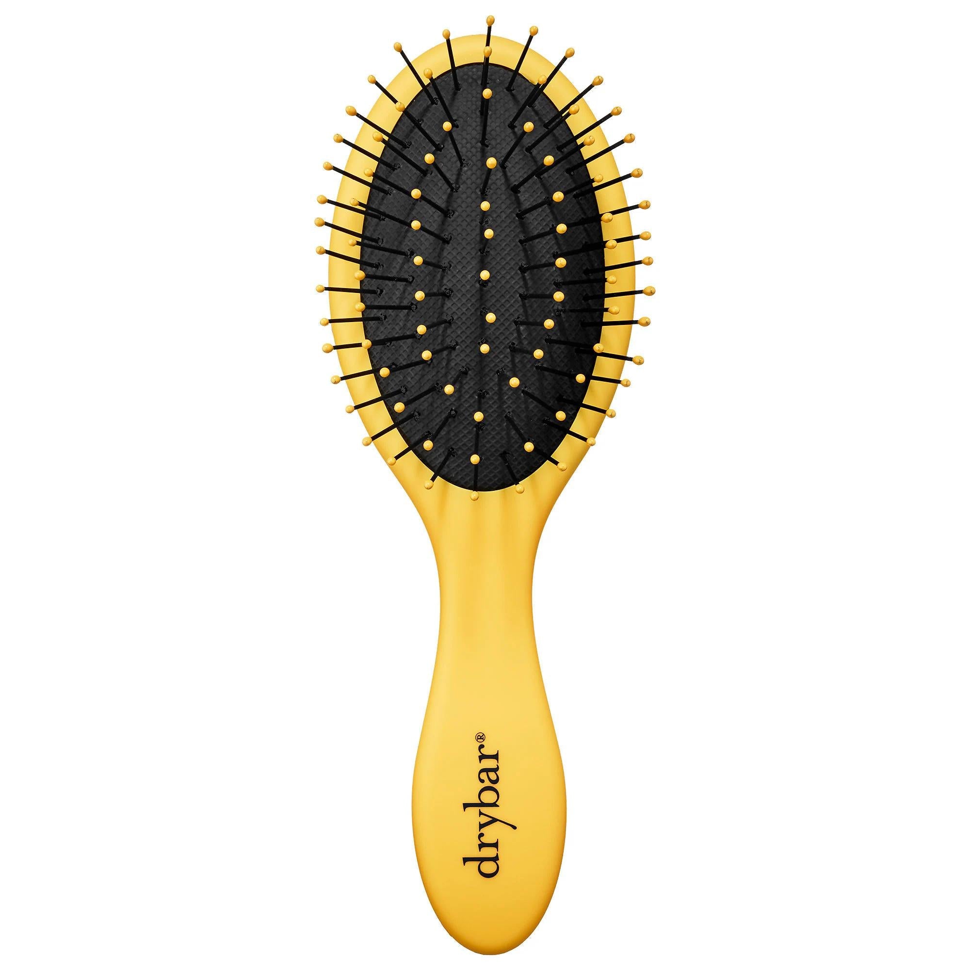 Lil' Lemon Drop Hair Detangling Brush for Curly, Wet & Dry Hair - Gentle Detangling, Comfortable Grip & Extension Friendly