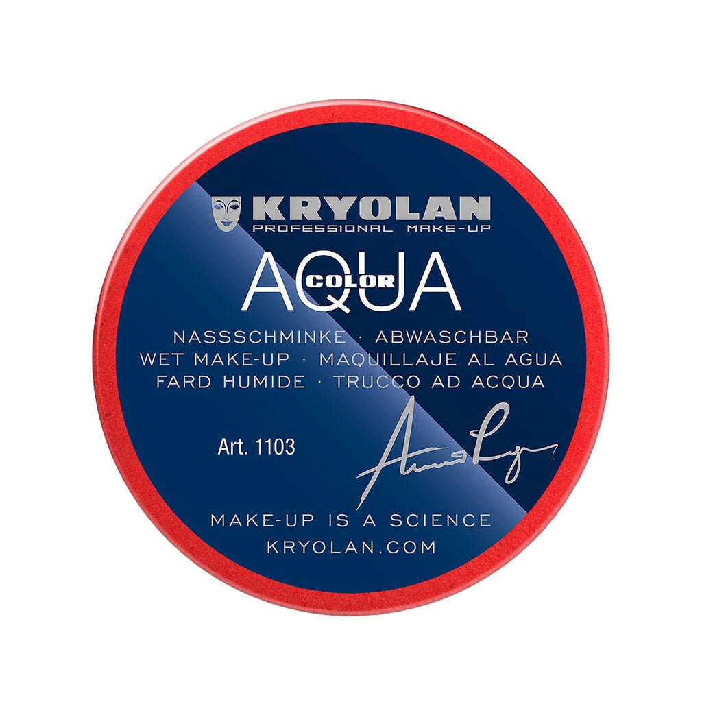 Kryolan Aquacolor Professional Face & Body Paint 079 Red 55 ml