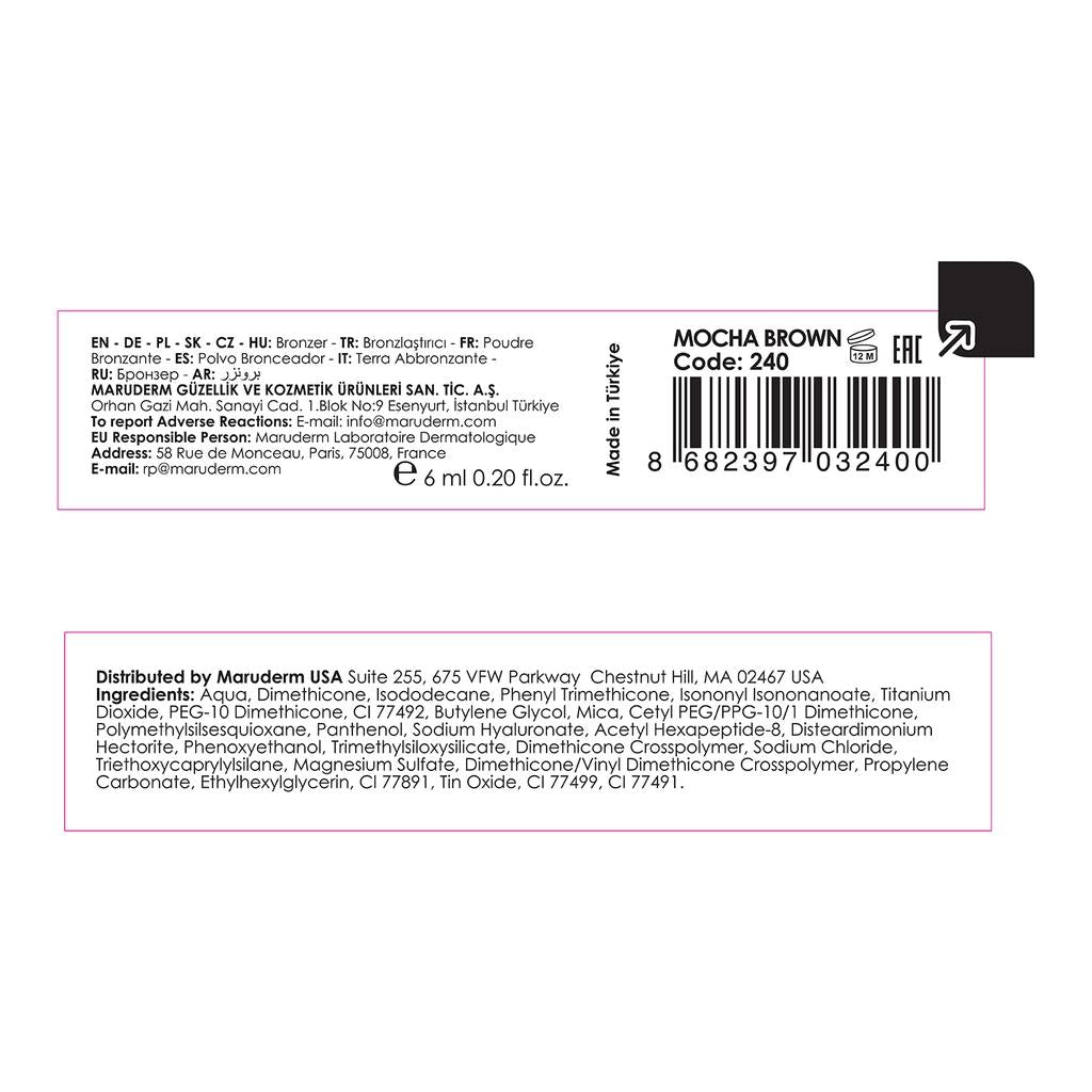 Maruderm Make Up Sunshine Liquid Bronzer in Mocha Brown 15ml