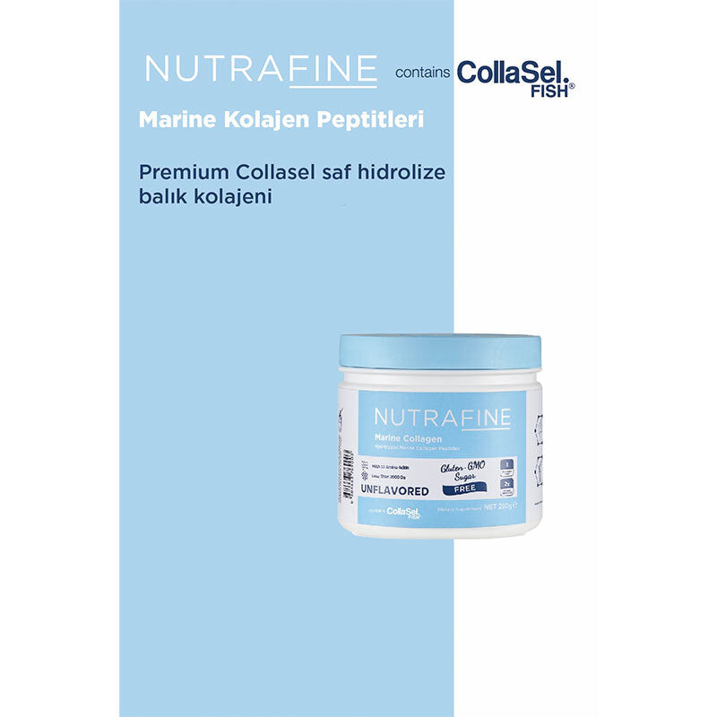 Nutrafine Marine Collagen Powder Type 1 Peptides 70g