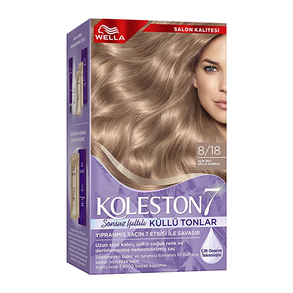 Wella Koleston Hair Dye Kit - Long-Lasting Cool-Toned Hair Color with Nourishing Benefits