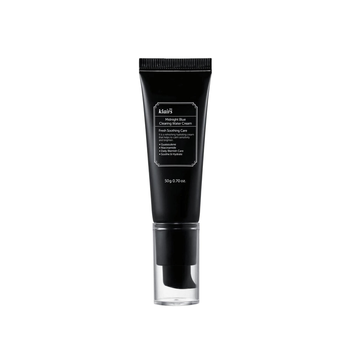 Dear Klairs Midnight Blue Clearing Water Cream Soothing Moisturizer 50g