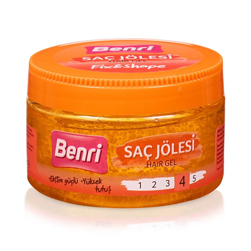 Benri Hair Styling Gel Strong Hold for Defined Styles 250 ml