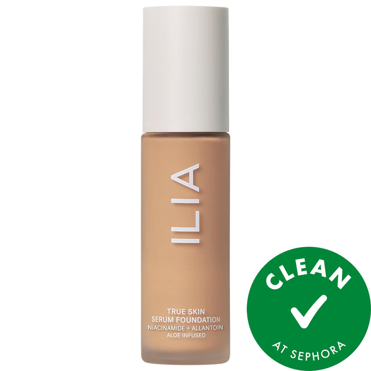 True Skin Serum Foundation - Natural Finish, Niacinamide, Vegan & Cruelty-Free - Medium Coverage Foundation for Sensitive Skin