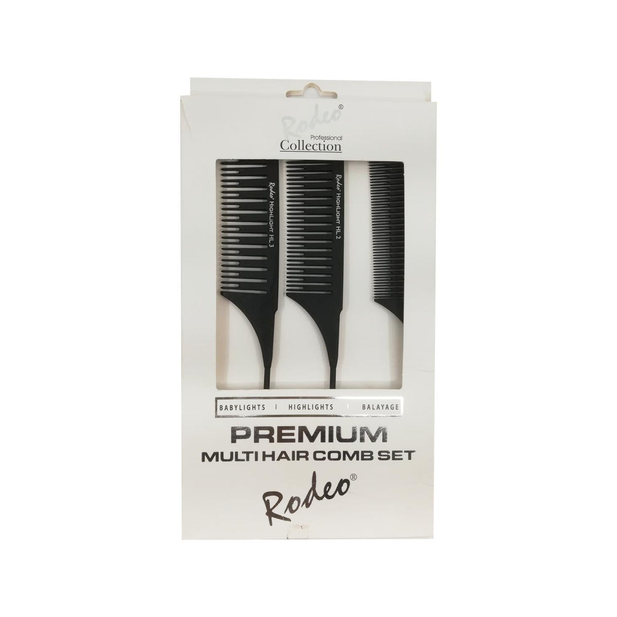 Rodeo Professional Premium Multi Hair Comb Set