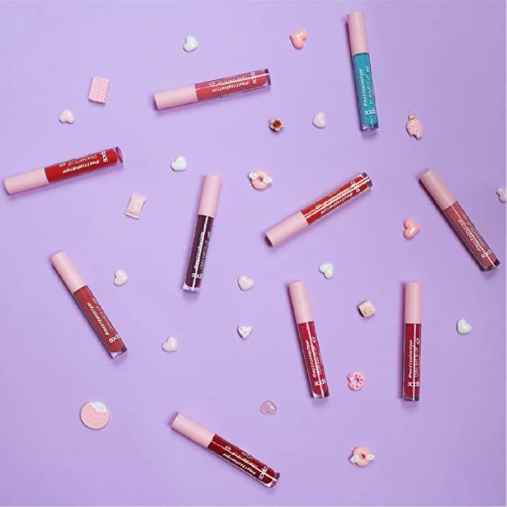 Soda Demi Matte Lip Liquid - Long Lasting, Non-Drying Lip Color with Easy Application