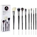 Nascita Pro 8-Piece Makeup Brush Set - Professional Precision Brushes for Eye and Lip Application