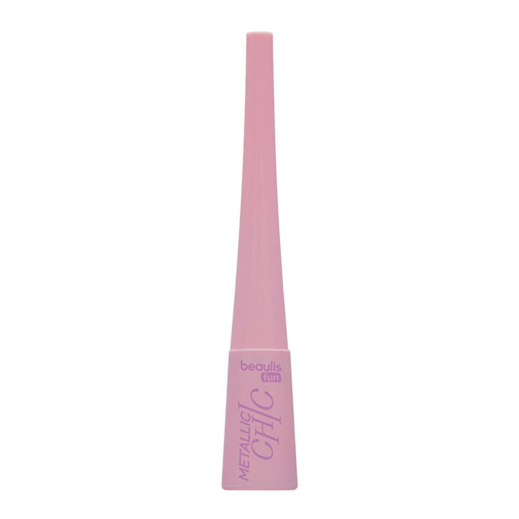 Beaulis Metallic Eyeliner - Beaulis Fun Metalik Dipliner 605 Pink Sparkle, Liquid Eyeliner for Glamorous Eye Makeup