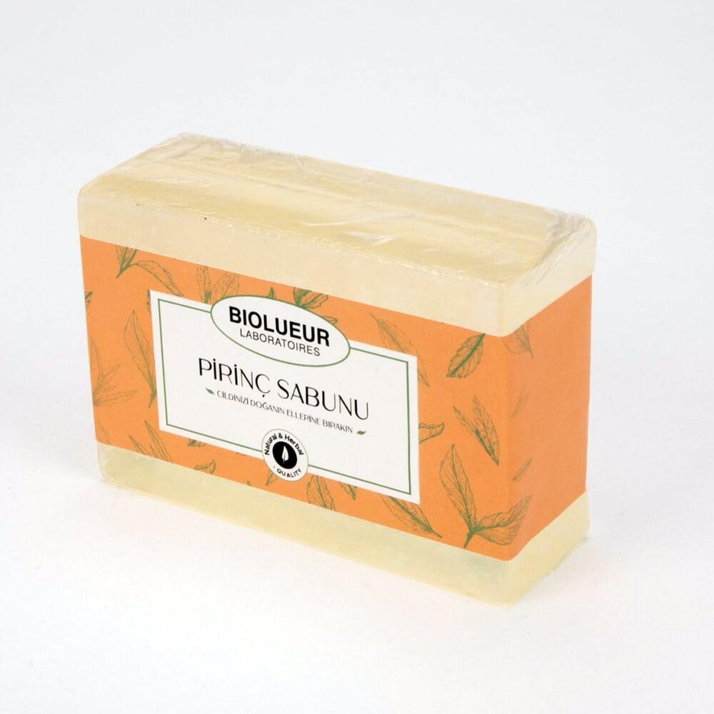 Biolueur Rice Soap 150gr - Natural Skincare, Paraben-Free, SLS-Free, for All Skin Types