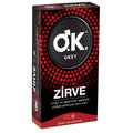 Okey Zirve Textured Condoms with Mint Aroma 10-Pack