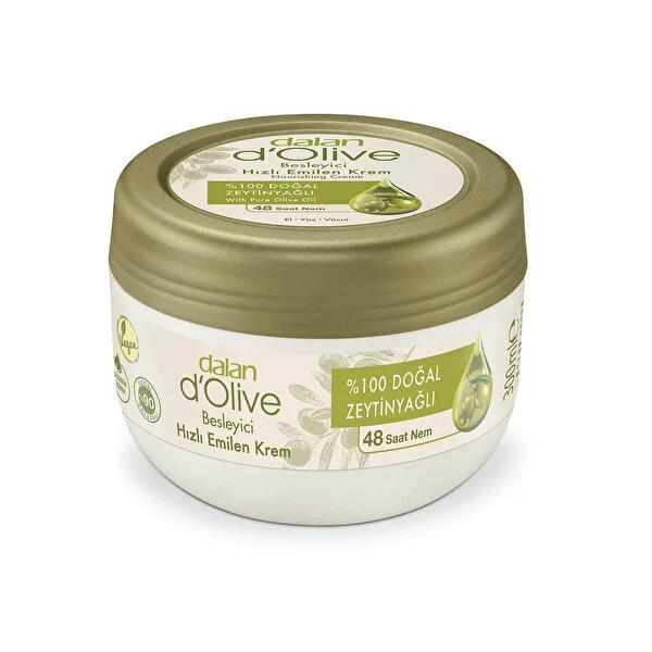 Dalan d'Olive Olive Oil Cream: Deeply Moisturizing & Nourishing Natural Skincare for Dry, Sensitive Skin - 300ml