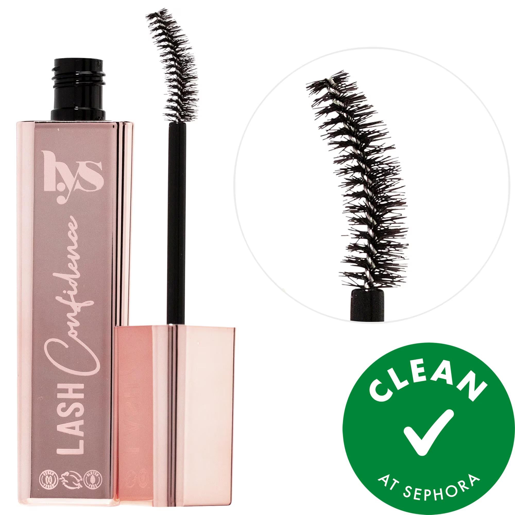 Lash Confidence Clean Mascara - Vegan, Curling, Lengthening & Volumizing Formula