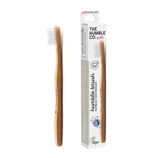 Humble Brush Eco-Friendly Bamboo Toothbrush for Kids - Sustainable, Biodegradable, BPA-Free, Soft Bristles