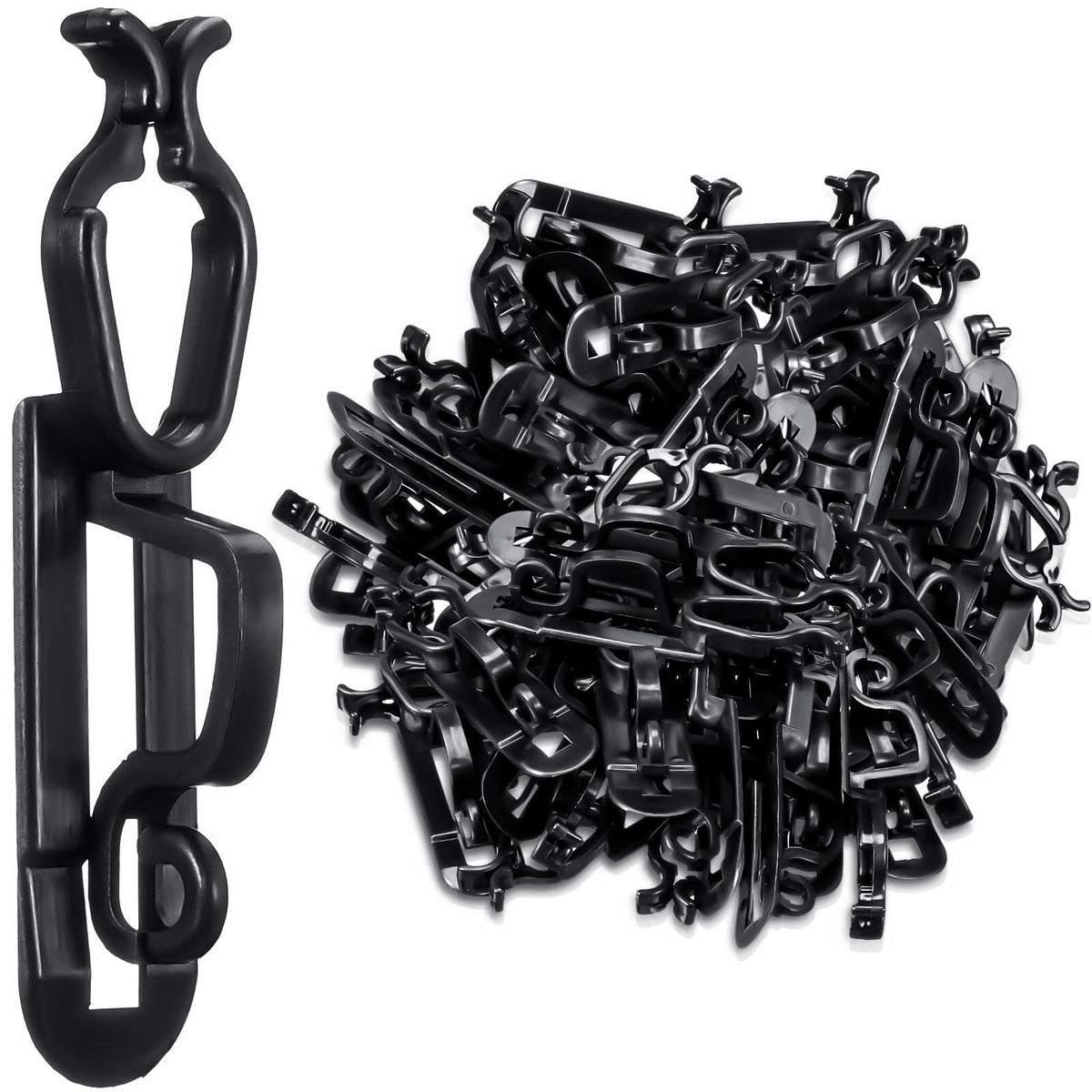 Blulu Light Hooks Green 60pcs Compatible with C9 C7 C6 Outdoor Clips