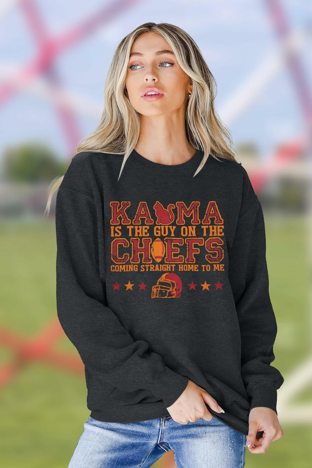 BANGELY Women's Football Sweatshirt Long Sleeve Pullover Funny Graphic Top