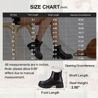 Jeossy Women's Nude Chelsea Combat Boots DJY9620, Platform, Size 9