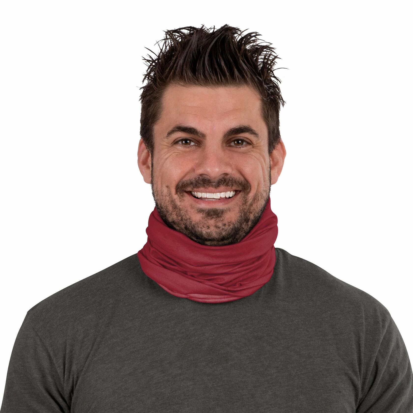 FOCO Iowa State Cyclones NCAA Mini Print Logo Gaiter Scarf Large Size L