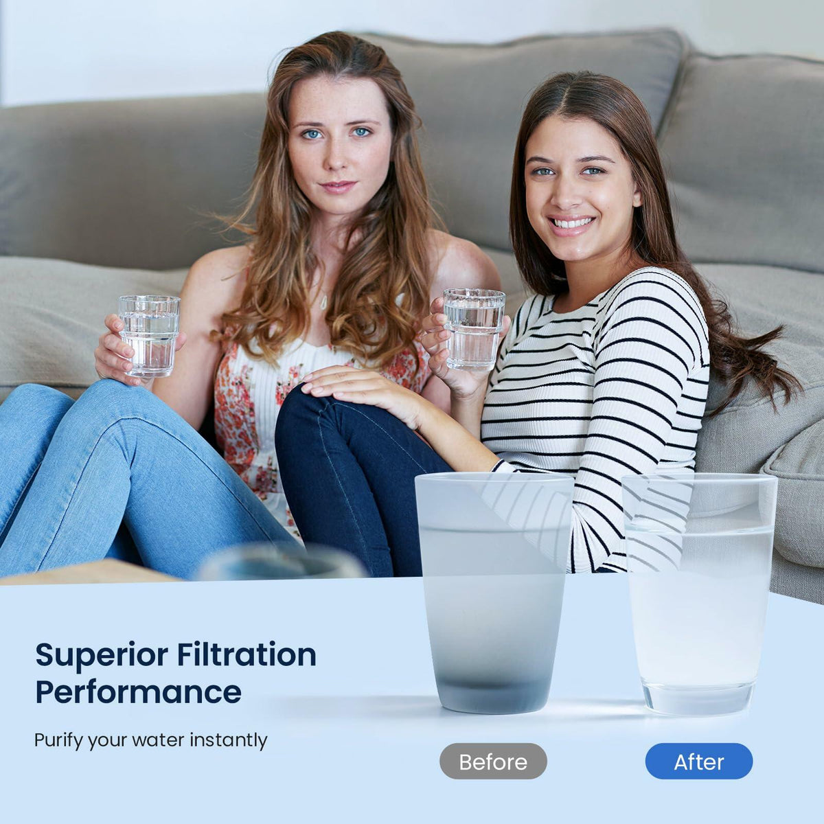 GLACIER FRESH MWF Refrigerator Water Filter SmartWater 1 Pack