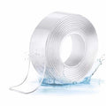 Tuqiso Double Sided Heavy Duty Nano Adhesive Tape Clear 9.85ft