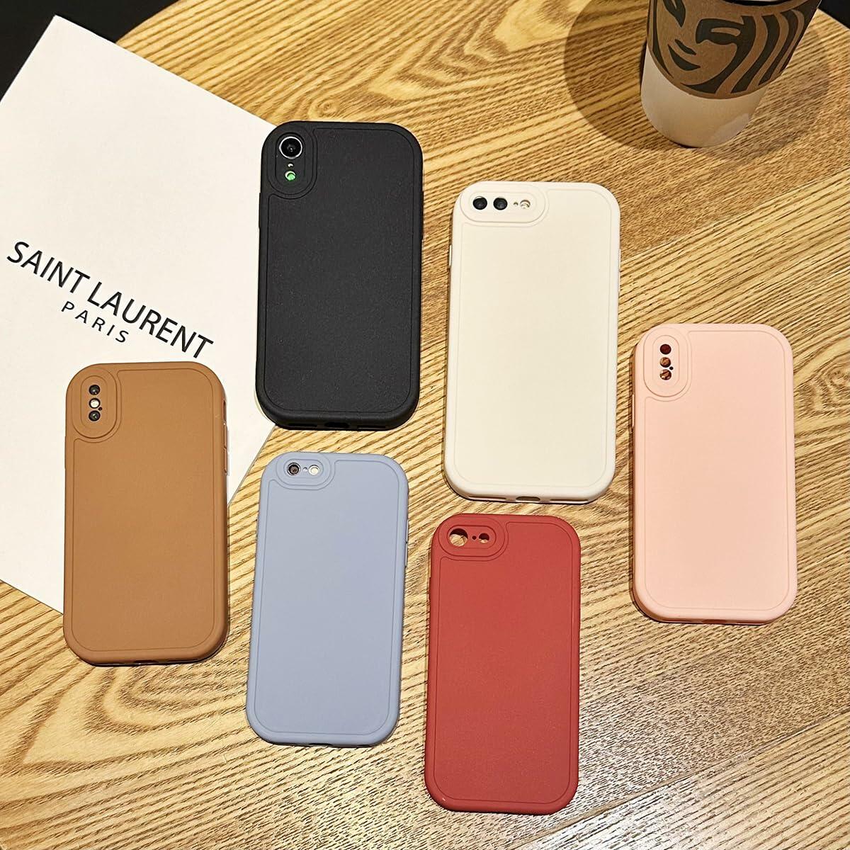 Callyue iPhone 16 6.1 TPU Case Circular Edges Camera Protection Black