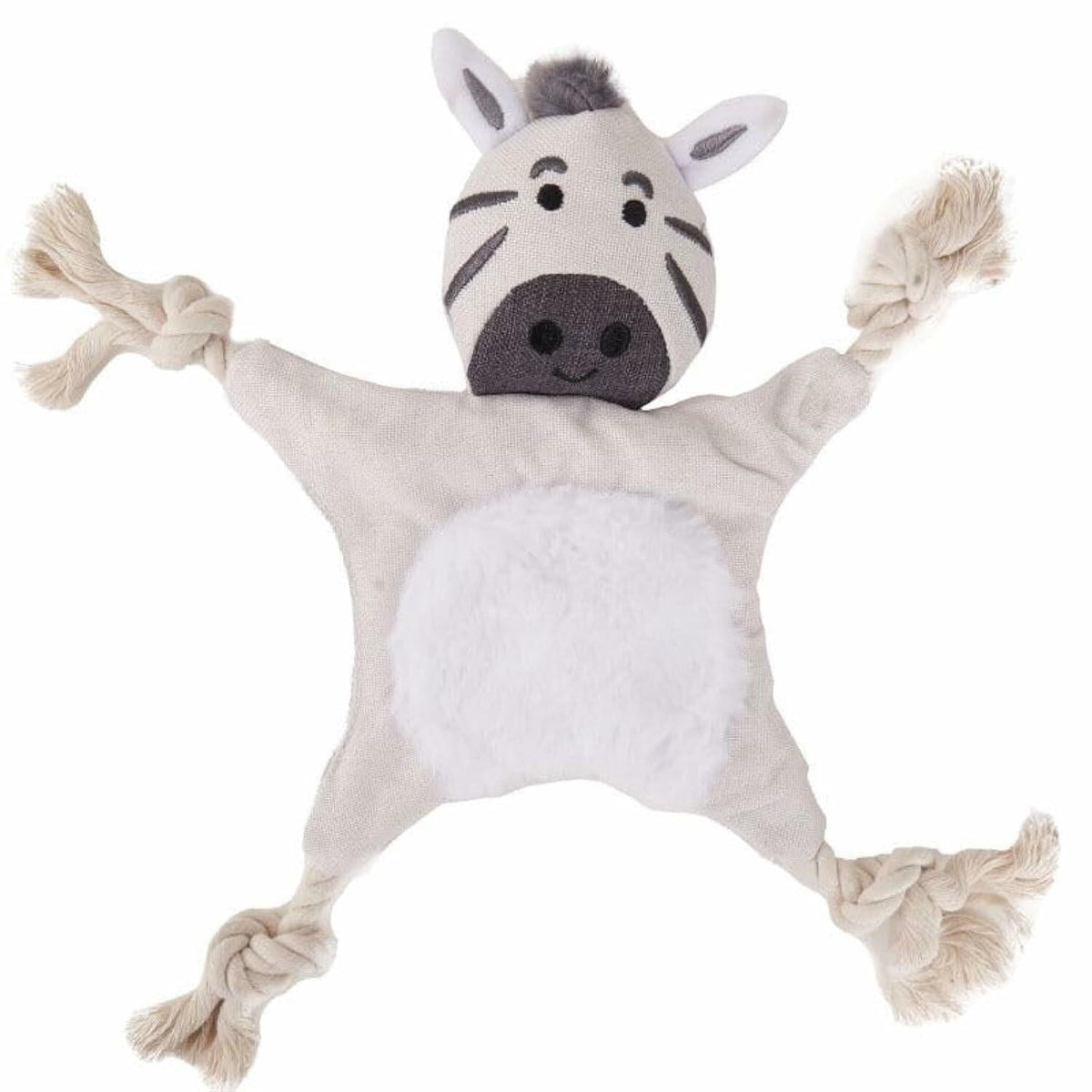 Their World Durable Interactive Dog Rope Toy Zebra Koala Bear