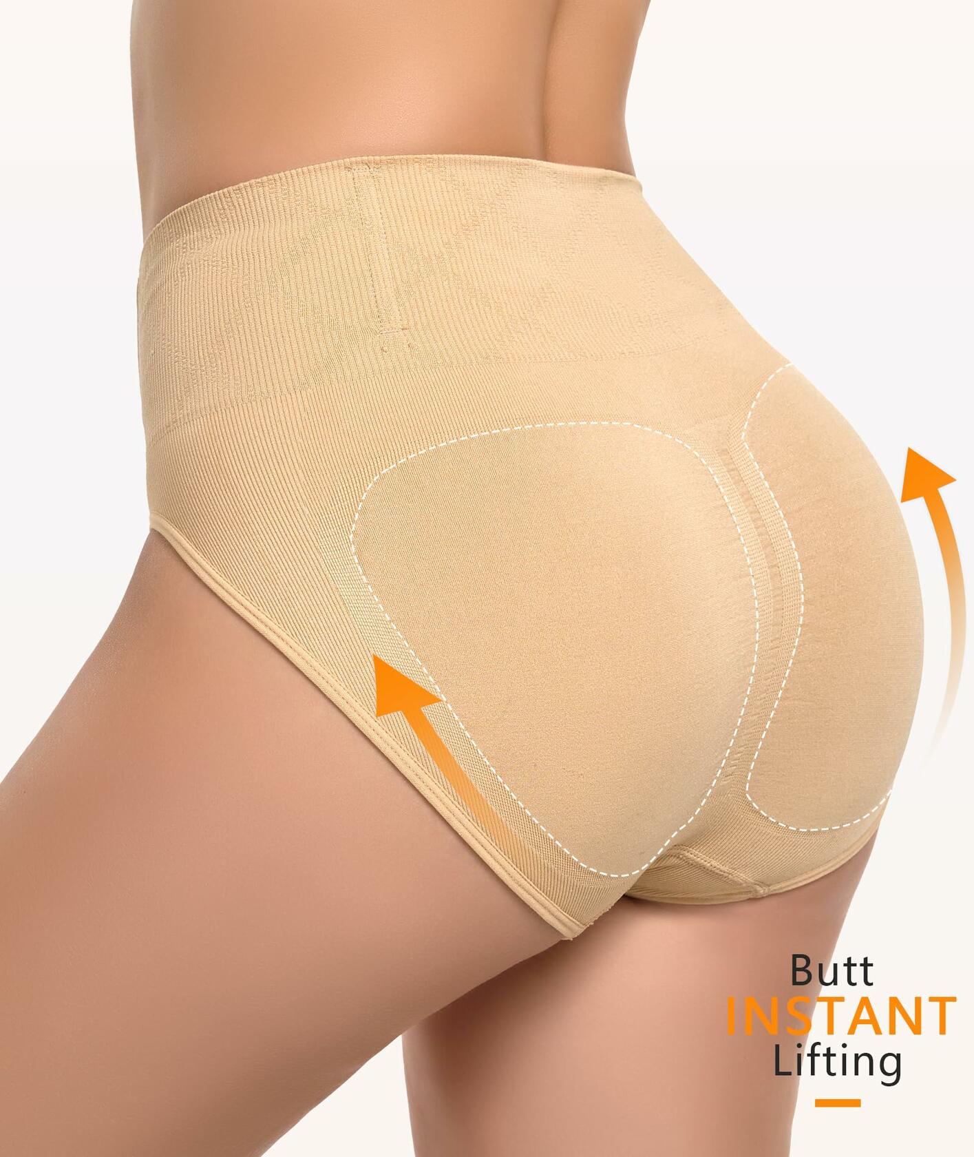 SIMIYA Shapewear Tummy Control Mid Waist Trainer Briefs Size 3XL