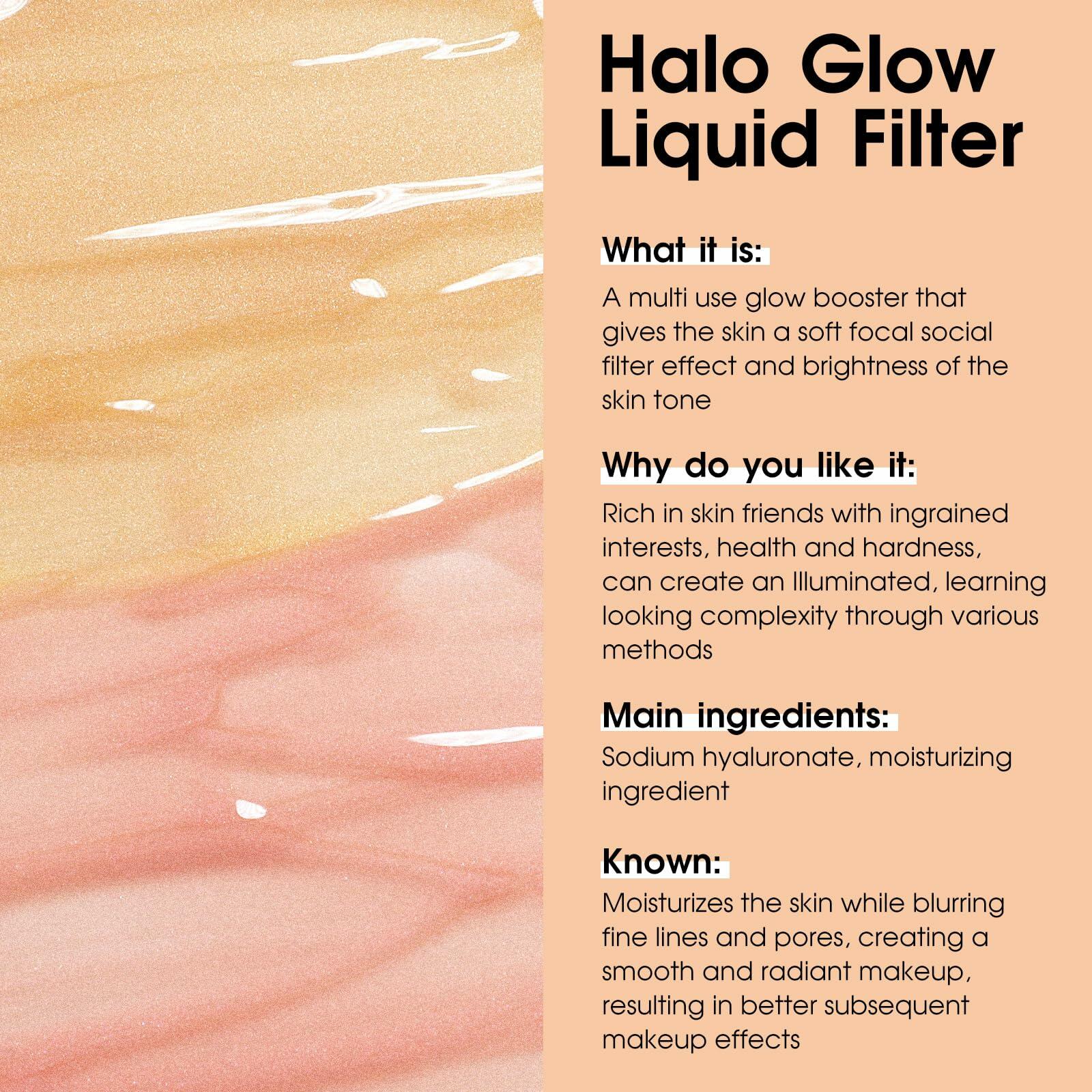 BestBy10/26 UCANBE Halo Glow Liquid Filter 0.91oz Champagne Glow Complexion