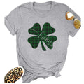 St Pattys Day Shirt Women Everybody in The Pub Getting Tipsy Lucky Clover Tee S